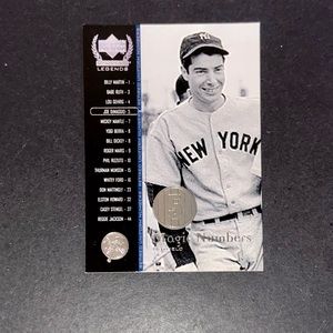 Joe DiMaggio Card - 2000 Upper Deck Yankees Legends